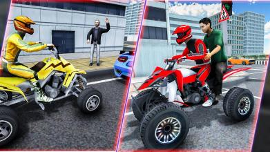 Modern City ATV Taxi Sim Quad Bike Simulator 2019截图2