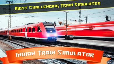 Indian Bullet Train Simulator Game - Train Games截图1