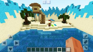 Pixel Craft Map Find the Button Acquatic Edition截图2