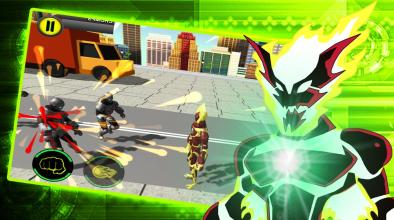 Ben Power Alien Hero  Ultimate Planet Revenge截图1