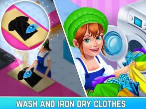 Laundry Service Dirty Clothes Washing Game截图4