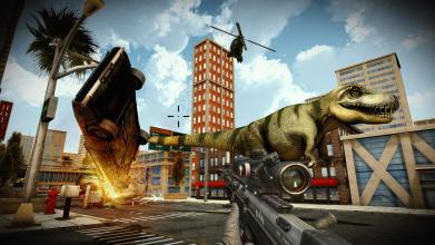 Dinosaurs Hunter City Sniper Shoot 3d截图4