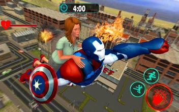 Superhero American Captain  Infinity Battle截图2