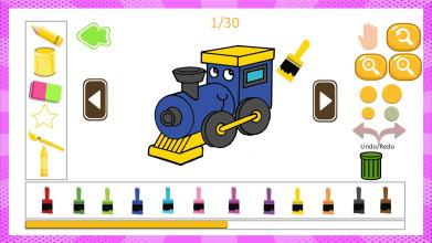 Train Coloring Book截图4