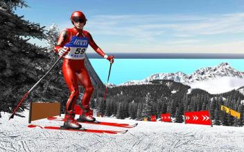 Ski Jump Super Skiing Safari Adventure截图1