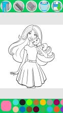 Barbi Coloring Book for Girls截图3