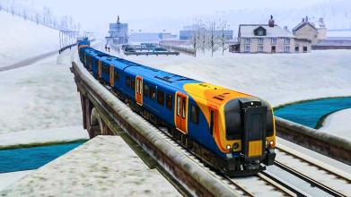 Euro Public Train Christmas Driving Simulator 19截图4