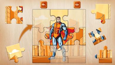 Super Hero Puzzle - Wooden Jigsaw Puzzle截图4