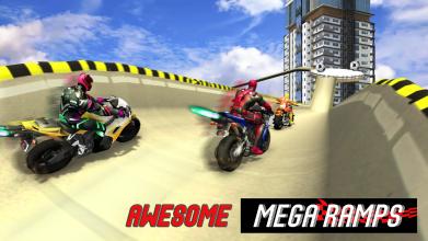 Superhero Bike Trail Mega Ramp Stunt Master截图3