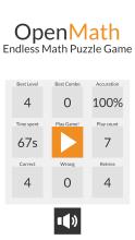OpenMath Endless Math Puzzle Game截图5