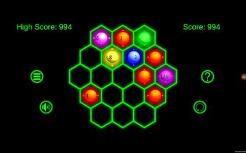 2048 Hexa Glow Super Free Puzzle Game截图2