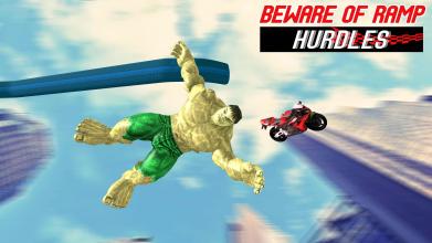 Superhero Bike Trail Mega Ramp Stunt Master截图1