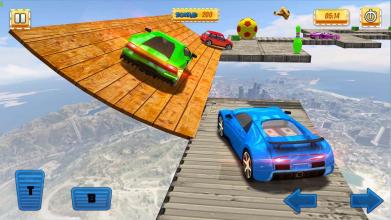 Fast Impossible stunt car Challenge Drive game截图5