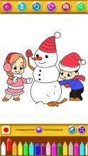 Coloring Santa Claus Merry Christmas截图5