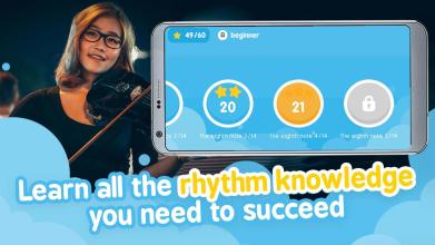 Tap and learn musical rhythm - Beat the Rhythm截图1