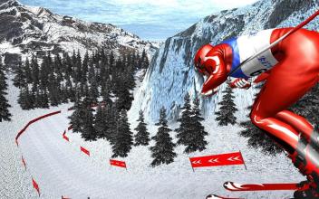 Ski Jump Super Skiing Safari Adventure截图3