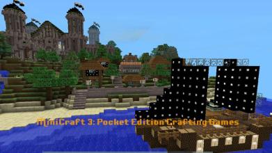 MiniCraft 3: Pocket Edition Crafting Games截图1