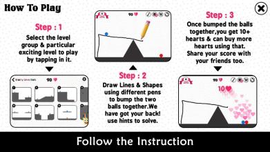 Brainy Love Balls : Dots Drawing Brain Puzzle截图1