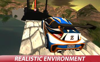 Hill Journey Mountain Car Stunts Climbing Racing截图2