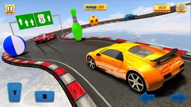 Fast Impossible stunt car Challenge Drive game截图2