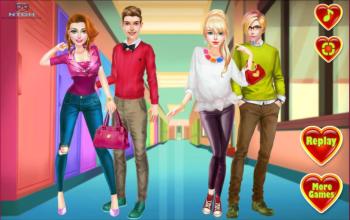 Anne College Crush - Dress up games for girls截图1