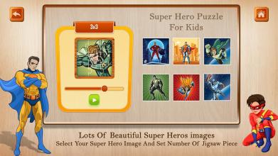 Super Hero Puzzle - Wooden Jigsaw Puzzle截图3