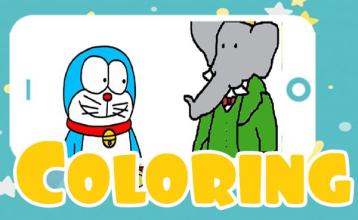 Coloring Doramon截图2
