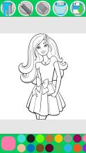 Barbi Coloring Book for Girls截图5