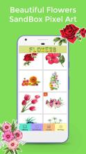 Flowers Pixel Art Coloring By Numbers截图4