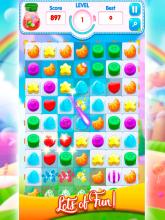 Gummy World Match 3截图2