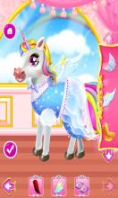 Unicorn Dress Up , Make Up & Girls Games截图4