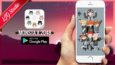 2048 Monsta X KPop Game截图3