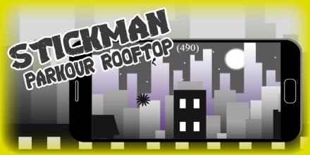 Stickman Parkour Rooftop截图1