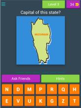 State Capitals Quiz  Indian States截图3