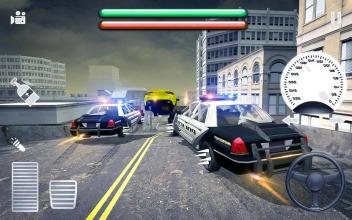US City Police Car Chase  Police Car Driving Game截图1