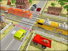 Railroad Crossing Train Simulator Speed Train Game截图3