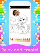 Coloring Book 2019 Moana截图4