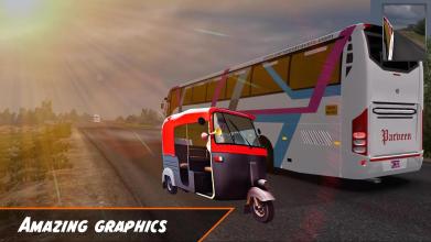 Mountain Auto Rickshaw  Tuk Tuk Simulator Driving截图2