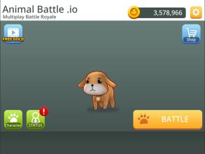 Animal Battle io  Multiplay Battle Royale War截图5
