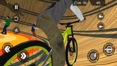 Well of death bicycle stunt截图3