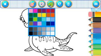 Dinosaur Coloring in The City截图1