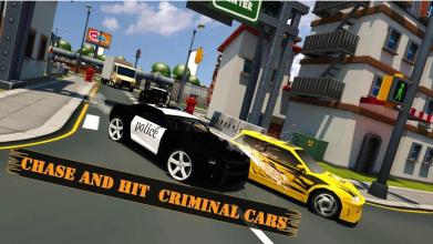 smash cop police car chase 911截图4