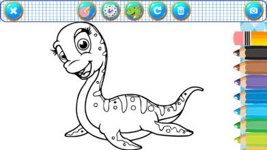 Dinosaur Coloring in The City截图2