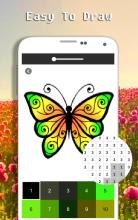 Butterfly Color By Number - Pixel Art截图4