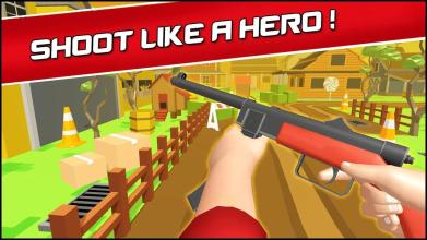 Pixel 3d Gun Strike Battles: fps Shooters Game截图5