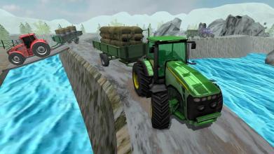 Dynamite Farming Cargo Tractor Trailer Driving截图2