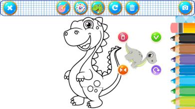 Dinosaur Coloring in The City截图5