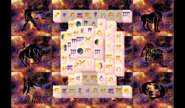 Mahjong Zodiac A Solitaire Tile Matching Puzzle截图1