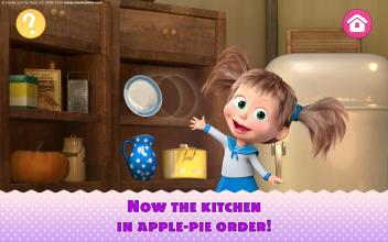 Masha and the Bear Child Games: Dish Washing截图1