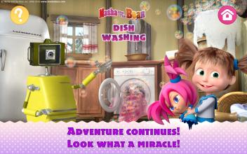 Masha and the Bear Child Games: Dish Washing截图5